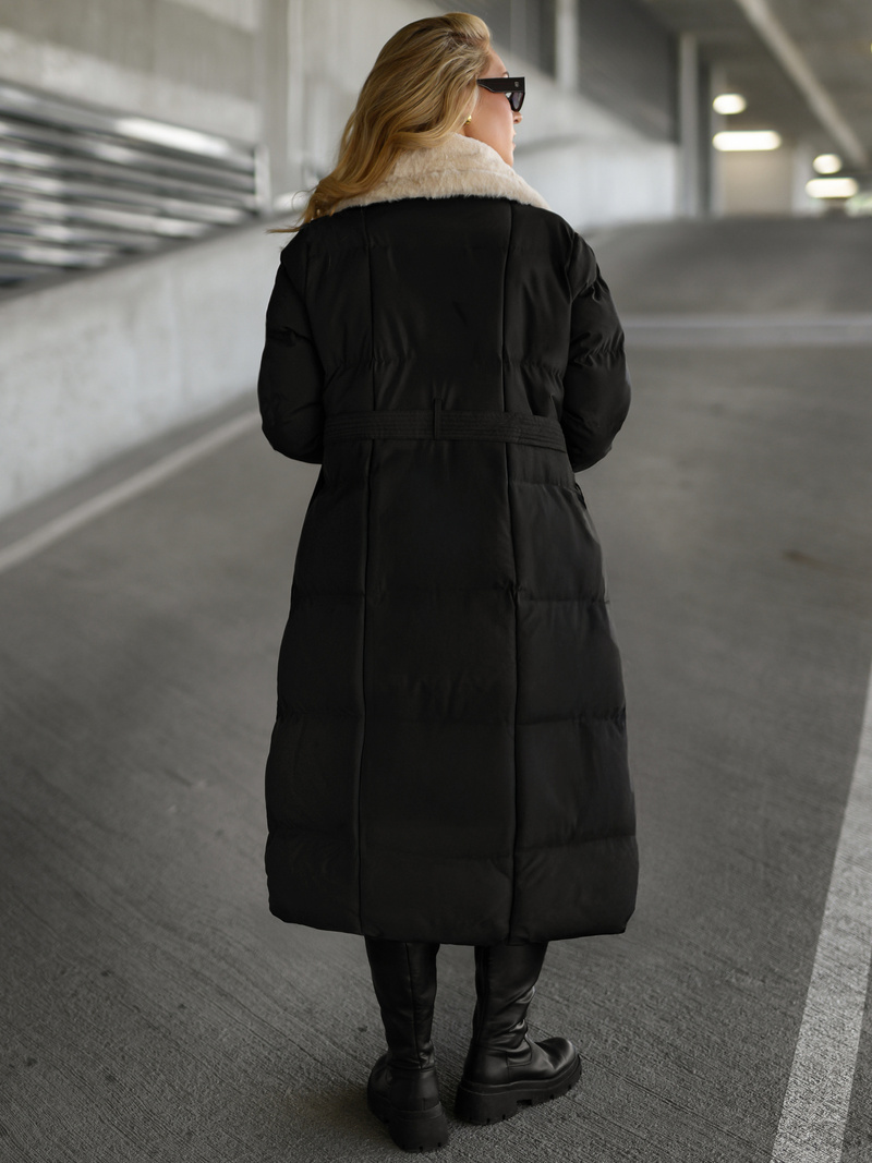 Damen Jacke Schwarz-Weiß OZONEE JS/16M9168/392B