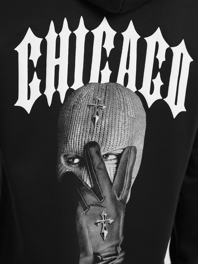 Herren Kapuzenpullover Schwarz OZONEE JS/21B1903/3