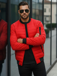 Herren Jacke Rot OZONEE JS/MY02Z 
