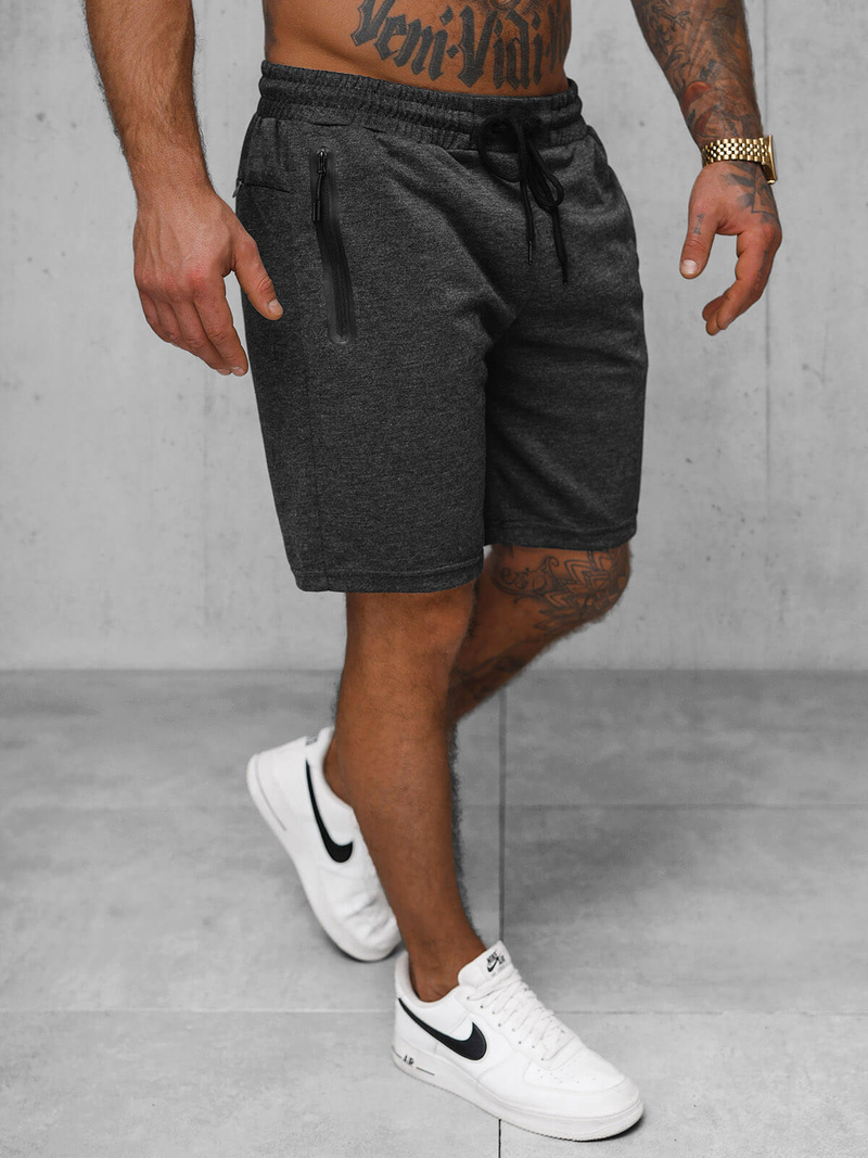 Herren Sportshorts Anthrazit OZONEE JS/17K533/5