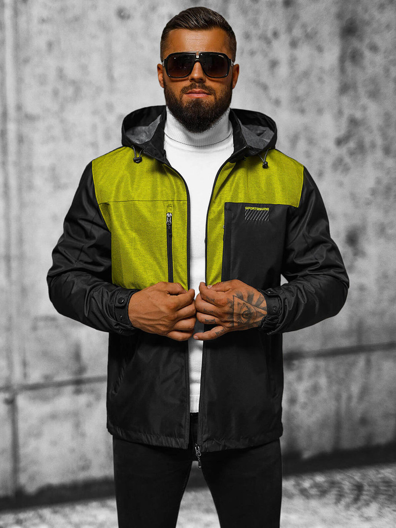 Herren Jacke Schwarz OZONEE JS/22M311/392