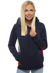 Damen Kapuzenpullover Marineblau OZONEE JS/JK88125/25