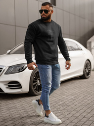 Herren Sweatshirt Schwarz OZONEE JS/8B1361/3