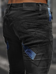 Herren Jeanshose Schwarz OZONEE NB/MP0025N