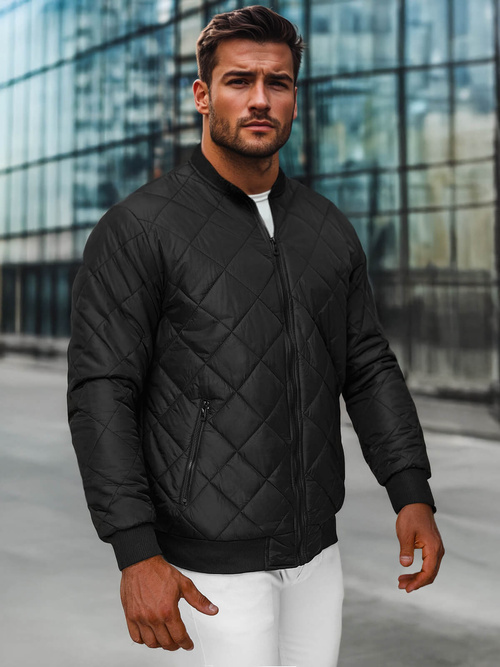 Herren Jacke Schwarz OZONEE JS/MY01Z