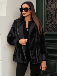 Damen Jacke Schwarz OZONEE JS/11Z8075Z