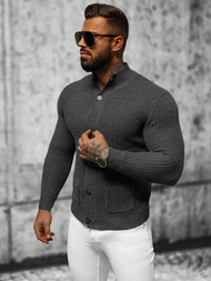Herren Pullover Anthrazit OZONEE NB/MM6020/3