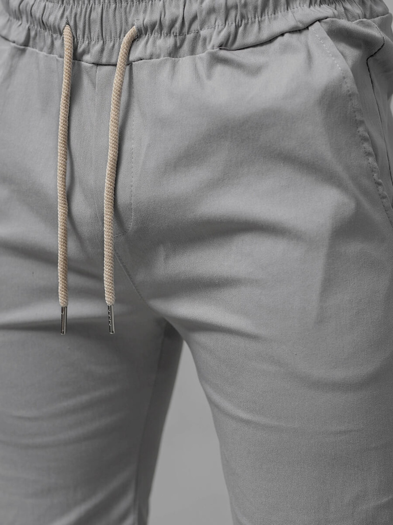 Herren Chino Shorts Grau OZONEE O/P4052