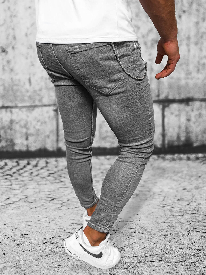 Herren Jeanshose Anthrazit OZONEE O/MB459