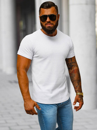 Herren T-shirt Weiß OZONEE O/7766T