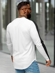 Herren Sweatshirt Weiß OZONEE O/D7197Z