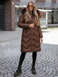 Damen Jacke Schokolade OZONEE JS/5M3229/158