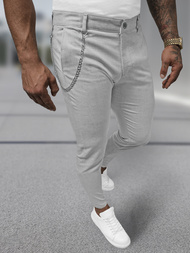 Herren Chino Hose Grau OZONEE DJ/3300