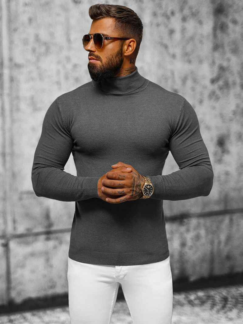 Herren Pullover Anthrazit OZONEE NB/MMB600/3Z