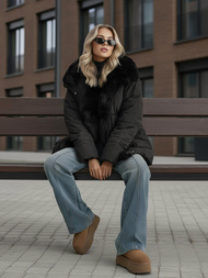 Damen Jacke Schwarz OZONEE JS/16M9185/392