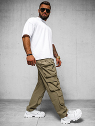 Herren Hose Dunkelbeige OZONEE O/PS5528