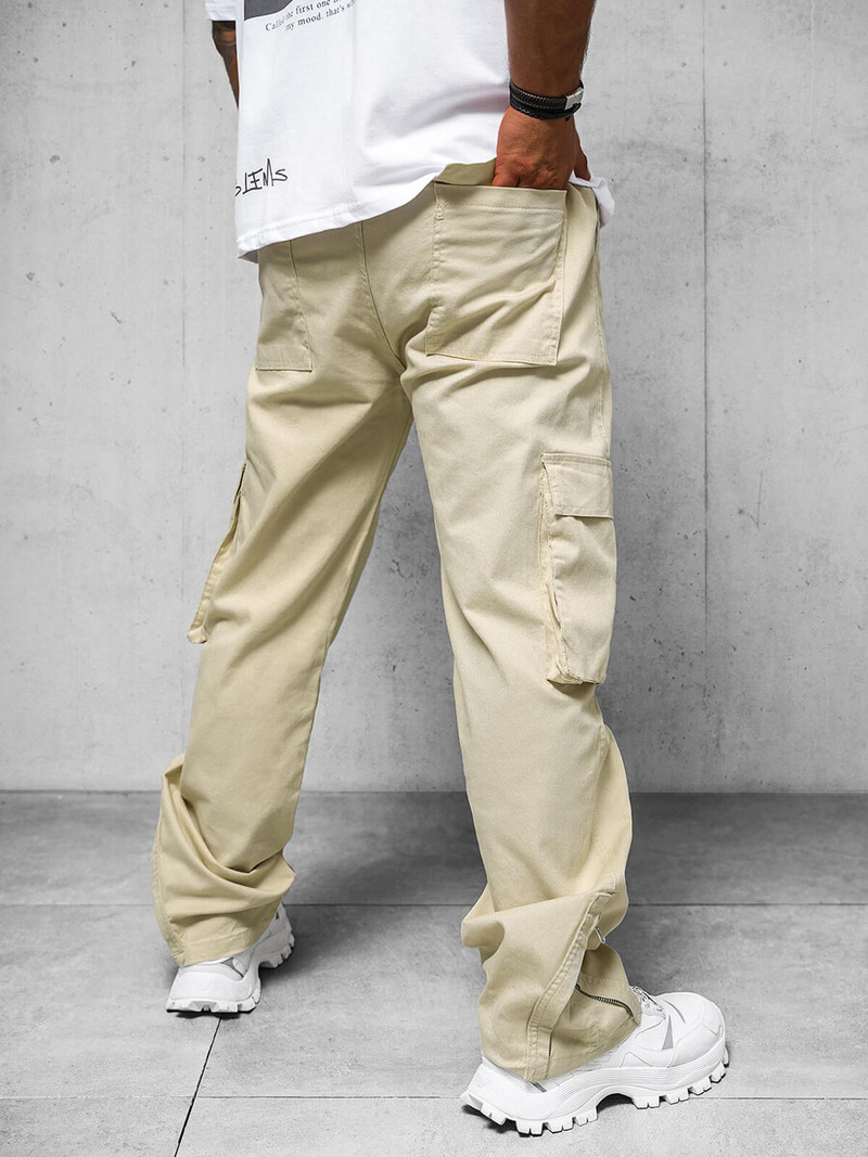 Herren Hose Beige OZONEE O/G3016Z