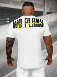 Herren T-shirt Weiß OZONEE O/T1277/1