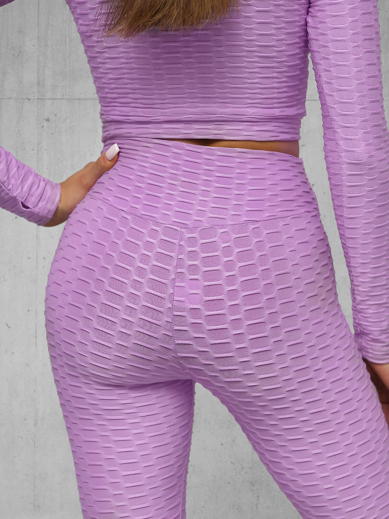 Zweiteiliges Trainingsanzug-Set Hellviolett OZONEE O/22060Z