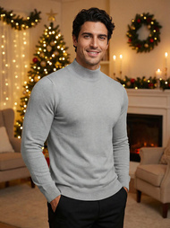 Herren Pullover Grau OZONEE V/V24503Z