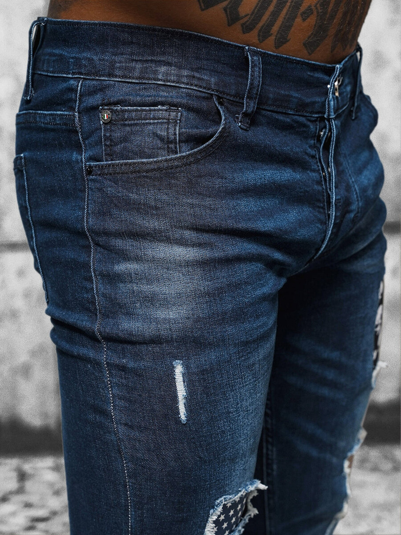 Herren Jeanshose Dunkelblau OZONEE NB/MP0015BS