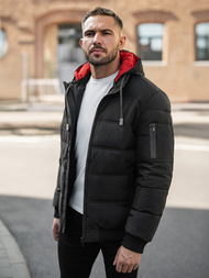 Herren Winterjacke Schwarz OZONEE JS/31M5003Z