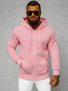 Herren Kapuzenpullover Puderrosa OZONEE JS/2008Z