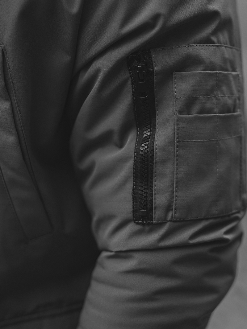 Herren Winterjacke Grau OZONEE JS/M2019/105