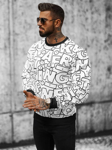 Herren Sweatshirt Weiß OZONEE JS/8B1136/1