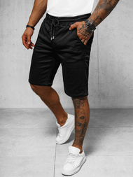 Herren Chino Shorts Schwarz OZONEE NB/MP0266N