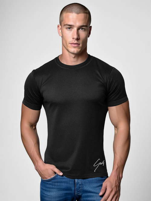 Herren T-shirt Schwarz OZONEE O/L1192Z