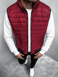 Herren Weste Weinrot OZONEE JS/MY77