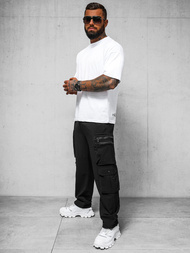 Herren Hose Schwarz OZONEE O/PS5527