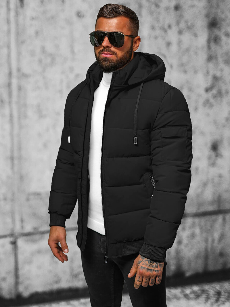 Herren Jacke Schwarz OZONEE JS/31M5006