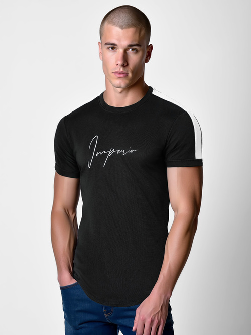 Herren T-shirt Schwarz OZONEE O/P1180Z