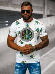 Herren T-shirt Weiß OZONEE O/T136/1