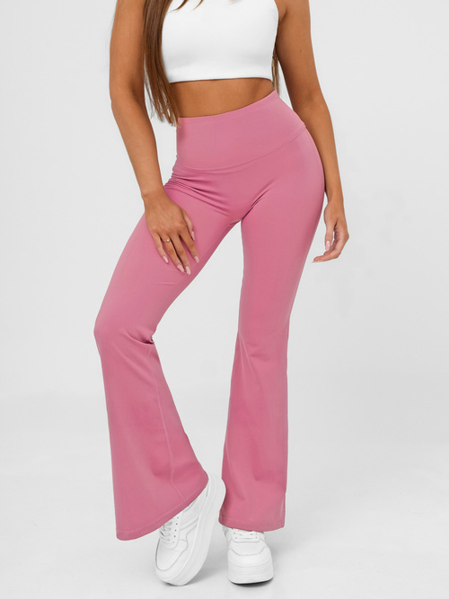 Damen Leggings mit Breiten Beinen Rosa JS/17K587/111