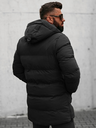 Herren Winterjacke Schwarz OZONEE N/7330Z