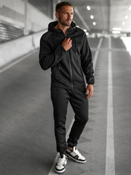 Herren Sportanzug Schwarz OZONEE JS/8C1967/3