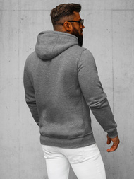 Herren Kapuzenpullover Dunkelgrau OZONEE JS/2009Z