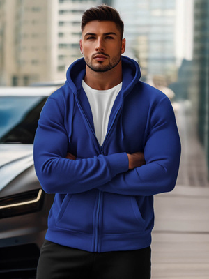 Herren Kapuzenpullover Kobalt OZONEE JS/2008Z