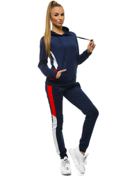 Damen Kapuzenpullover Marineblau OZONEE JS/JK88125/25