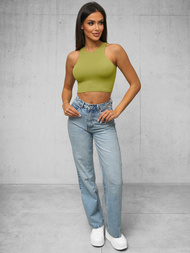 Damen Tanktop Olivgrüne OZONEE O/ZL-032