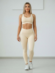 Damen Leggings Ecru JS/17K580/1Z