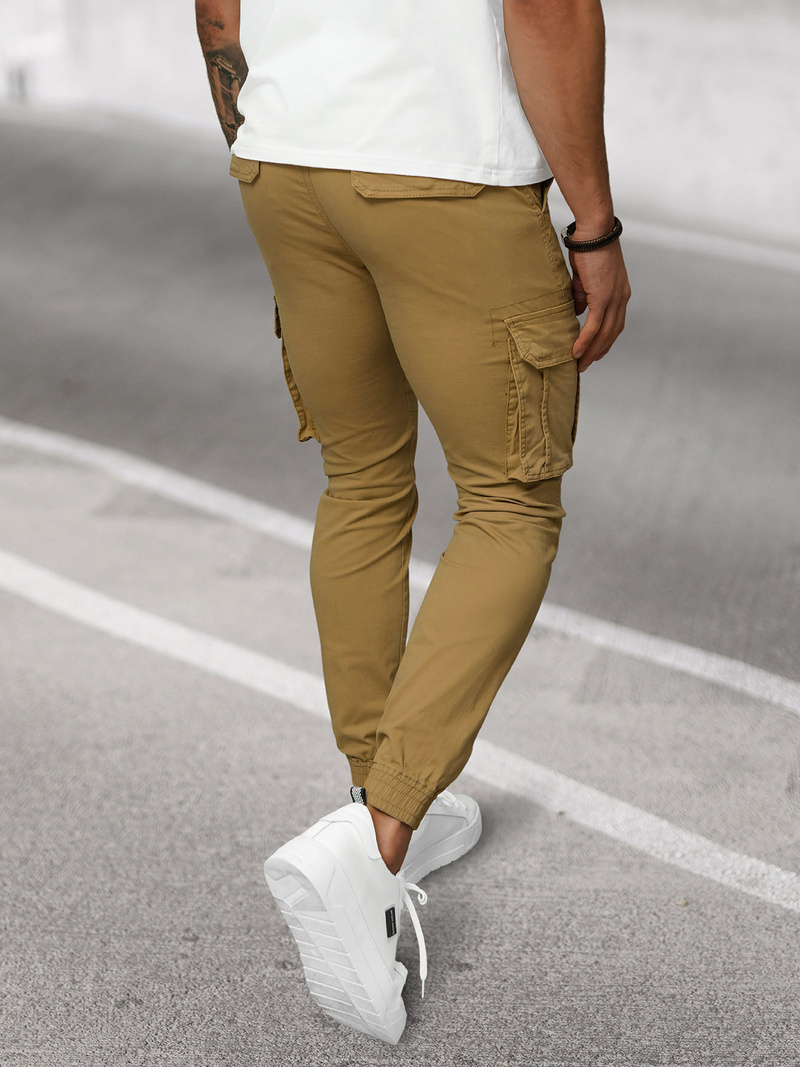 Herren Chino Jogger Beige OZONEE NB/MP0202KZ