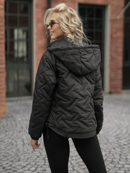 Damen Winterjacke Schwarz OZONEE JS/16M9315/392AZ