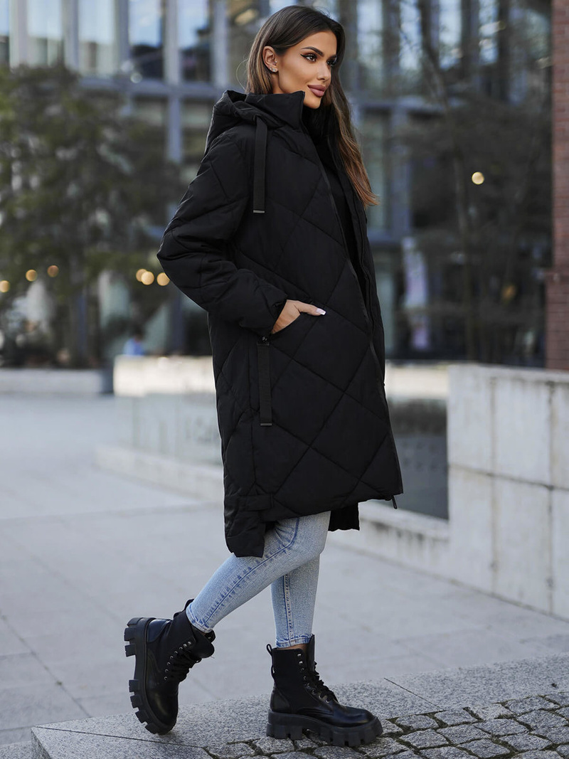 Damen Jacke Schwarz OZONEE JS/5M3168/392