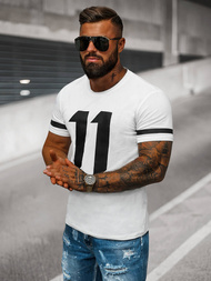 Herren T-shirt Weiß OZONEE O/8T1262/1