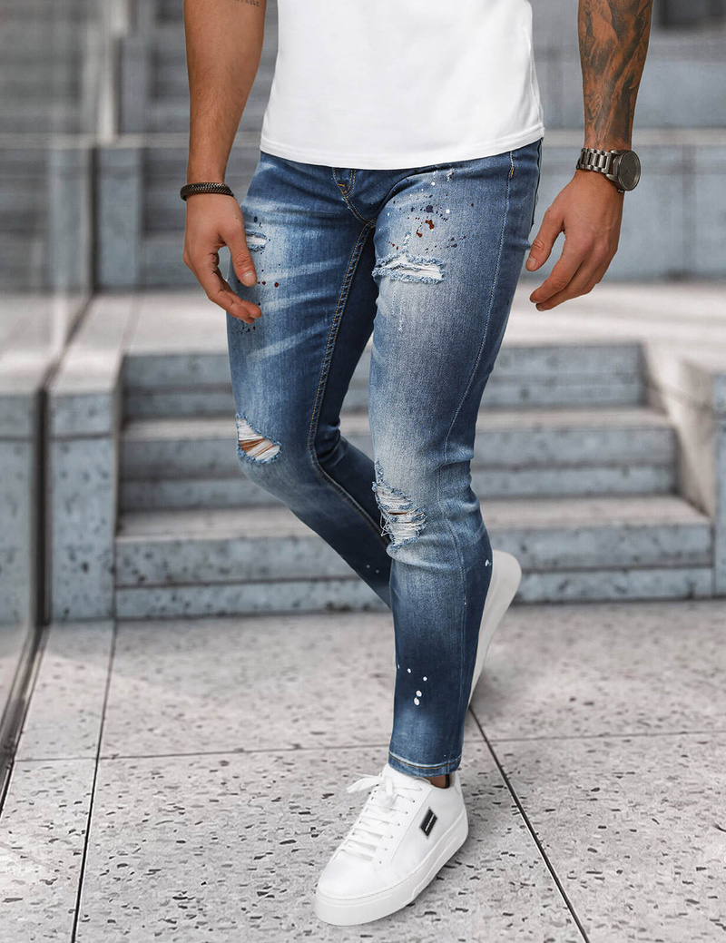 Herren Jeanshose Dunkelblau OZONEE NB/MP0170BS