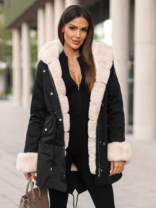 Damen Jacke Schwarz OZONEE JS/M763/392Z